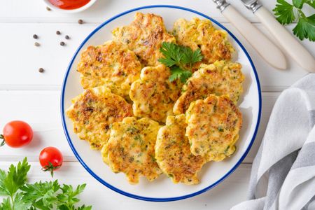 Куриные оладьи
